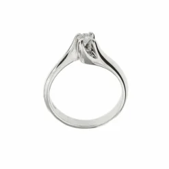 Bague solitaire Or blanc Diamant
