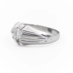 Bague Solitaire Or blanc Diamant