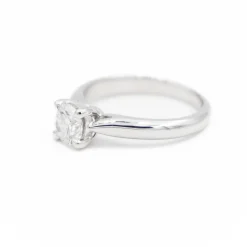 Bague Solitaire Or blanc Diamant