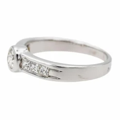 Bague Solitaire Or blanc Diamant