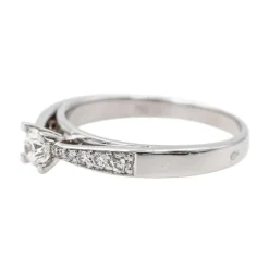 Bague Solitaire Or blanc Diamant
