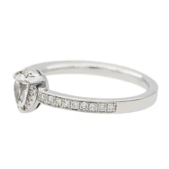 Bague Solitaire Or blanc Diamant