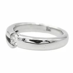 Bague Solitaire Or blanc Diamant