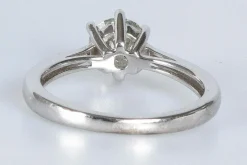 Bague solitaire Or blanc Diamant