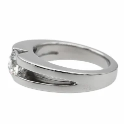 Bague Solitaire Or blanc Diamant