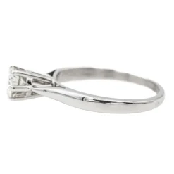 Bague Solitaire Or blanc Diamant