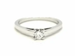 Bague Solitaire Or blanc Diamant