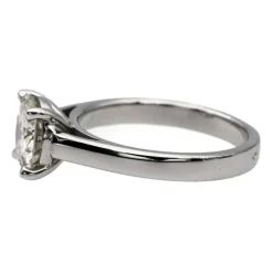 Bague Solitaire Or blanc Diamant