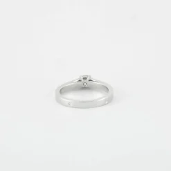 Bague solitaire Or blanc Diamants 0.50ct