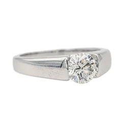 Bague Solitaire Or blanc Diamant
