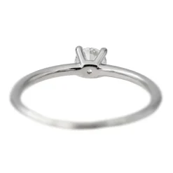Bague Solitaire Or blanc Diamant