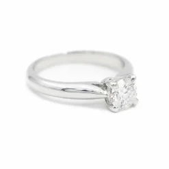 Bague Solitaire Or blanc Diamant