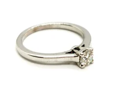 Bague Solitaire Or blanc Diamant