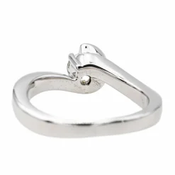 Bague Solitaire Or blanc Diamant