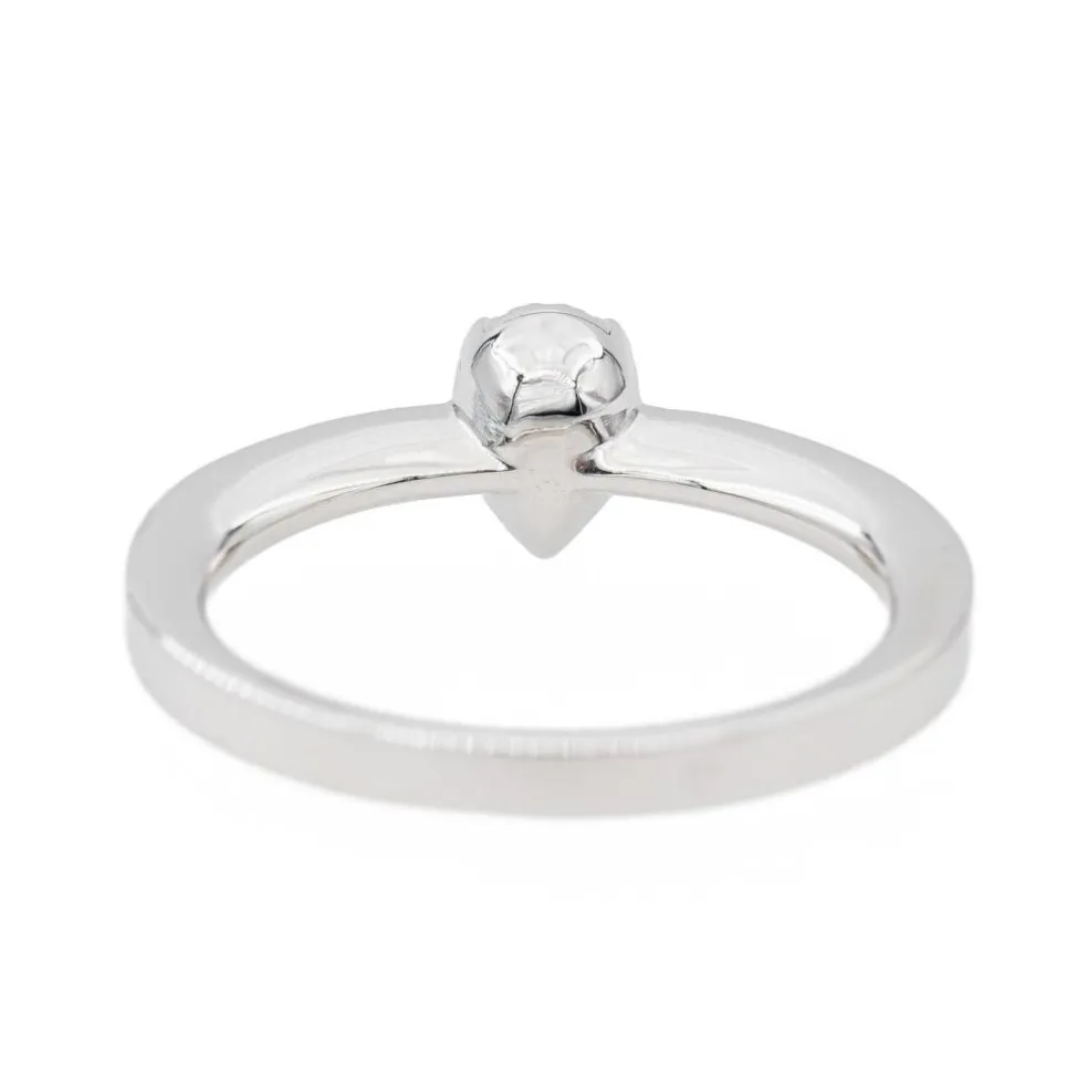 Bague Solitaire Or blanc Diamant