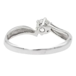 Bague Solitaire Or blanc Diamant