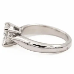 Bague Solitaire Or blanc Diamant