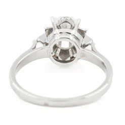 Bague Solitaire Or blanc Diamant