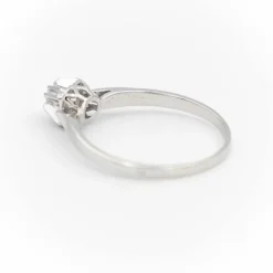 Bague Solitaire Or blanc Diamant