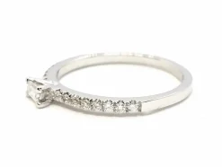 Bague Solitaire Or blanc Diamant