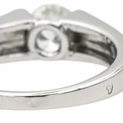 Bague Solitaire Or blanc Diamant