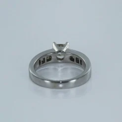 Bague Solitaire Or blanc Diamants