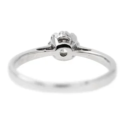 Bague Solitaire Or blanc Diamant