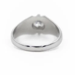 Bague Solitaire Or blanc Diamant