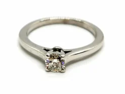 Bague Solitaire Or blanc Diamant
