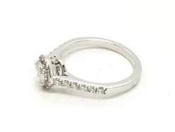 Bague Solitaire Or blanc Diamant