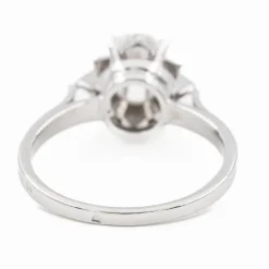 Bague Solitaire Or blanc Diamant