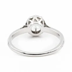 Bague Solitaire Or blanc Diamant