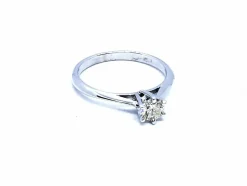 Bague Solitaire Or blanc Diamant