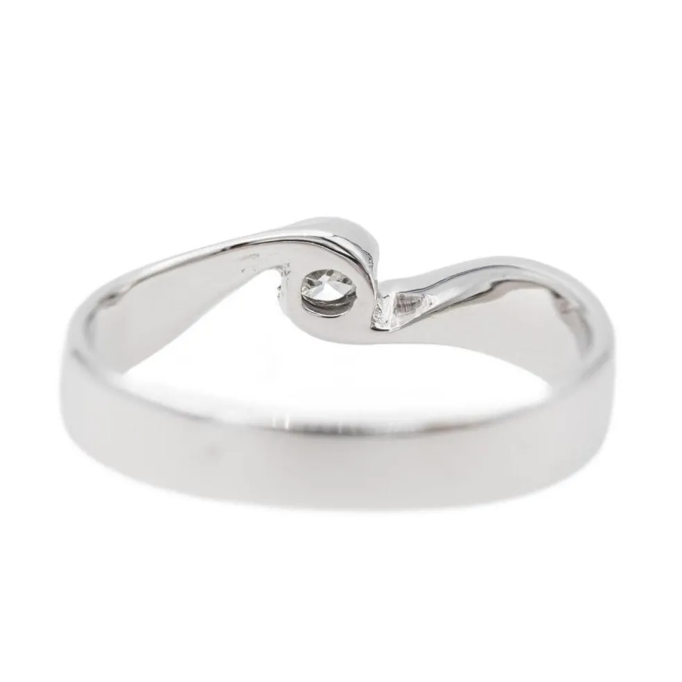 Bague Solitaire Or blanc Diamant