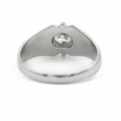 Bague Solitaire Or blanc Diamant