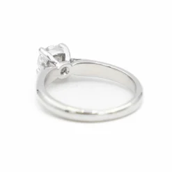 Bague Solitaire Or blanc Diamant