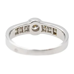 Bague Solitaire Or blanc Diamant