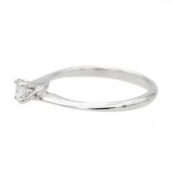 Bague Solitaire Or blanc Diamant