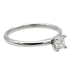 Bague Solitaire Or blanc Diamant