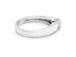 Bague Solitaire Or blanc Diamant