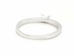 Bague Solitaire Or blanc Diamant