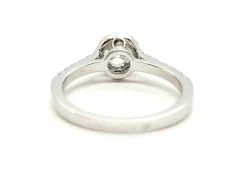 Bague Solitaire Or blanc Diamant
