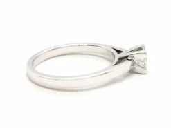 Bague Solitaire Or blanc Diamant