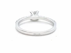 Bague Solitaire Or blanc Diamant