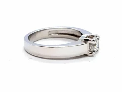 Bague Solitaire Or blanc Diamant