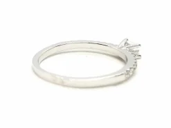 Bague Solitaire Or blanc Diamant