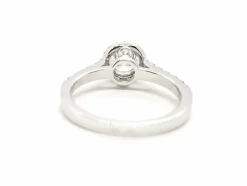 Bague Solitaire Or blanc Diamant