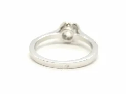 Bague Solitaire Or blanc Diamant
