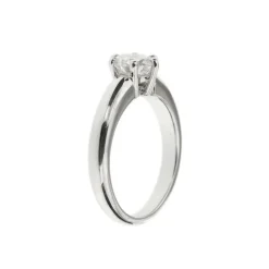 Bague solitaire Or blanc Diamant