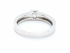 Bague Solitaire Or blanc Diamant